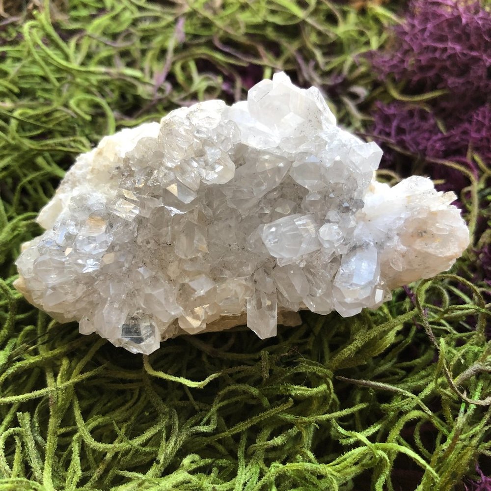 Lemurian Quartz Crystal Cluster reiki healing crystal shop metaphysical chakra